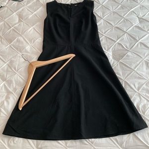 Calvin Klein LBD with keyhole and clasp neckline
